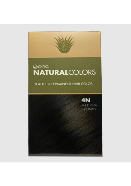 Onc Natural Colors 4n Orta Kahverengi Organik Saç Boyası