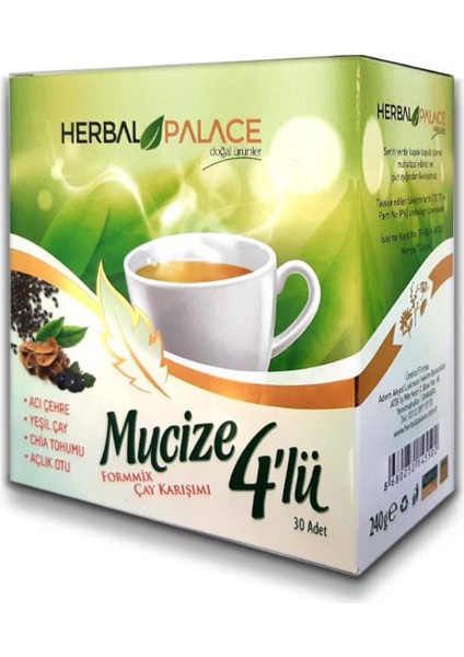 Mucize 4'lü Formmix Çay Karışımı 240 gr