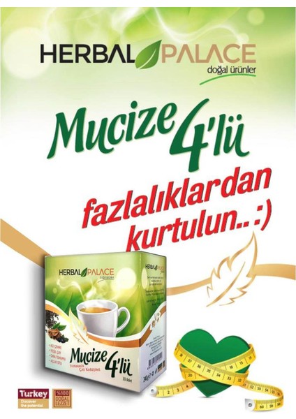 Mucize 4'lü Formmix Çay Karışımı 240 gr fırsatları