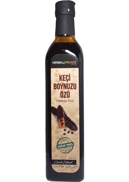 Keçiboynuzu-Harnup Özü Soğuk Pres 670 gr