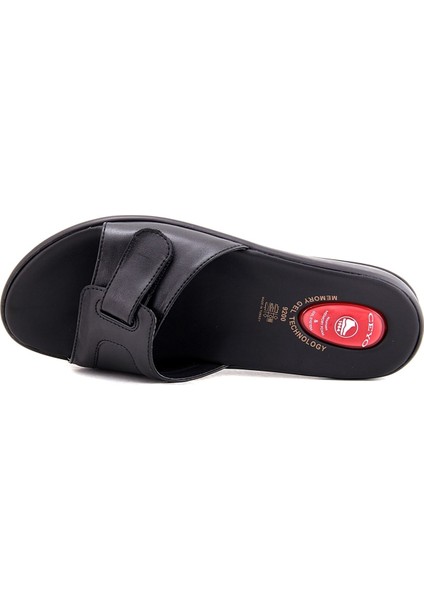 9200-12 Ceyo Bayan Terlik - Siyah