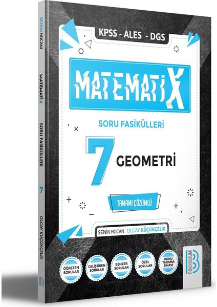 Benim Hocam Yayınları KPSS ALES DGS Matematix Soru Fasikülleri 7