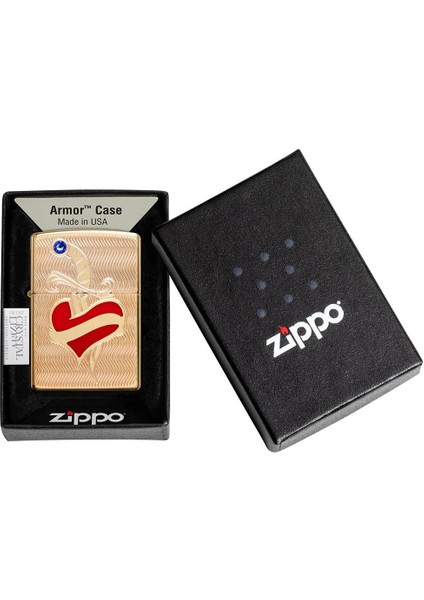 Çakmak 49303 Armor Heart And Sword Design Lighter, Kalp ve Kılıç Tasarımı