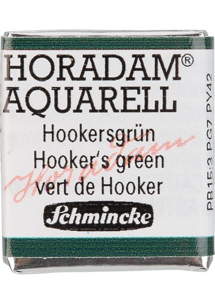 Horadam Yarım Tablet Sulu Boya Hooker's Green