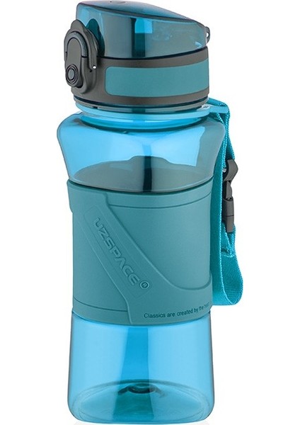 6009 Uzspace Chalk Tritan Matara 350 ml Mavi
