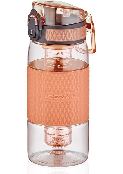 Uzspace 5059 Liquit Tritan Matara 380 ml Kahverengi