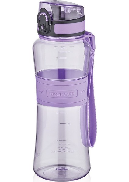 Uzspace 5026 Explorer Tritan Matara 500 ml Mor
