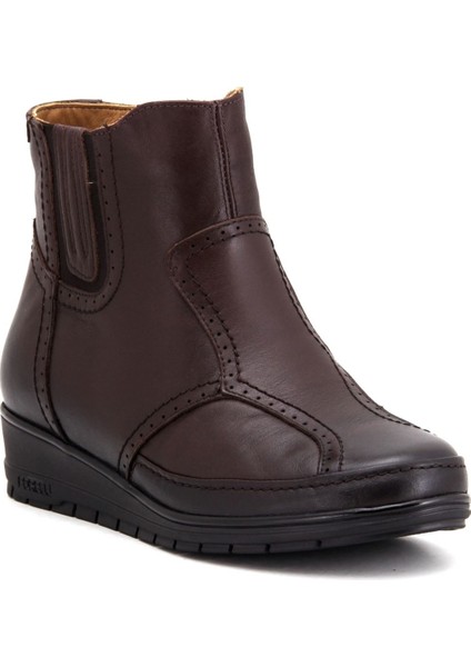 25157 Forelli Günlük Bayan Bot - Kahve