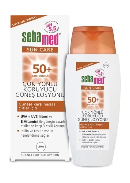 Güneş Losyonu 50 Faktör 150 ml