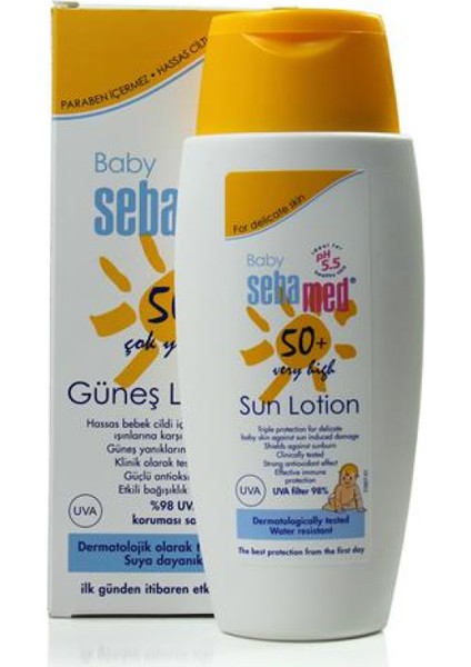 Baby Güneş Losyonu 50 Faktör 150 ml