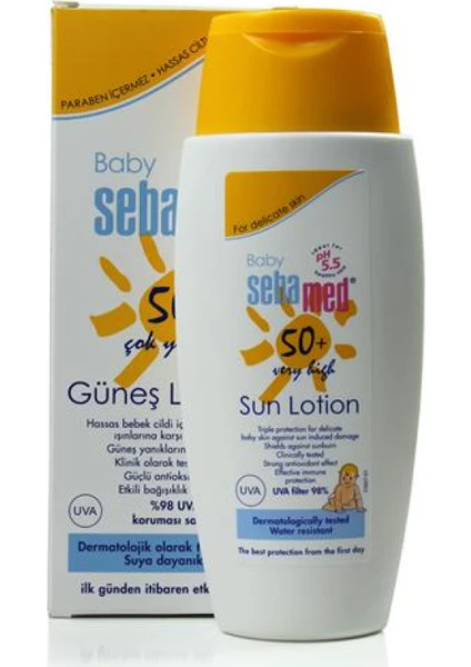 Baby Güneş Losyonu 50 Faktör 150 ml