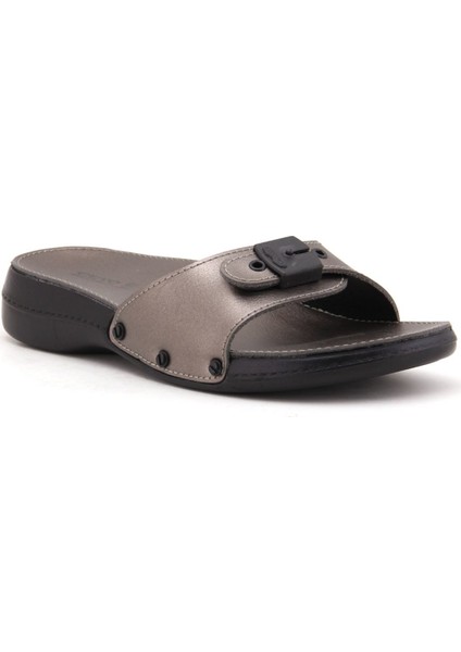 6500 Mınellı Ceyo Bayan Terlik - Platin