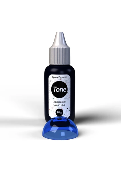 Tone Transparent Ocean Blue Transparan Epoksi Pigment Renklendirici 20 gr