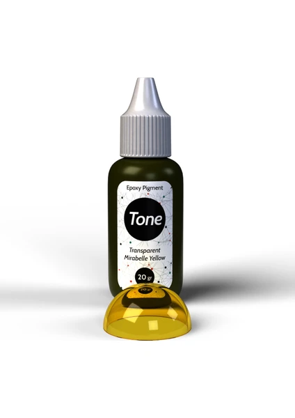 Tone Transparent Mirabelle Sarı Transparan Epoksi Pigment Renklendirici 20 gr