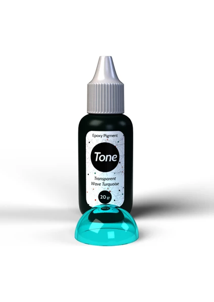 Tone Transparent Wave Turquoise Transparan Epoksi Pigment Renklendirici 20 gr