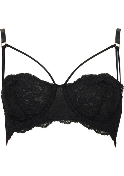 Dantelli Boş Kap Straplez Sütyen U4693AZ21SM
