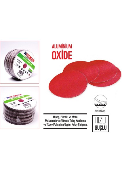 Cırtlı Zımpara Baytec 180 mm Ao P100 Kum