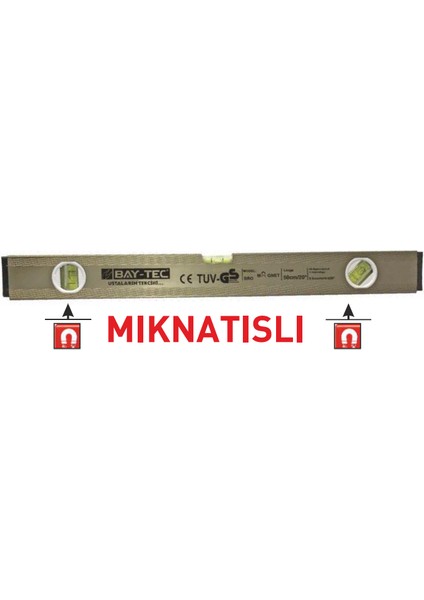 Su Terazisi Gri Mıknatıslı Baytec 50 cm