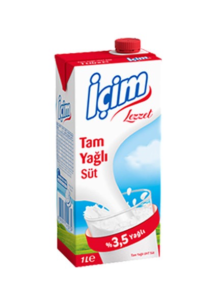 Süt Tam Yağlı %3.5 1 L