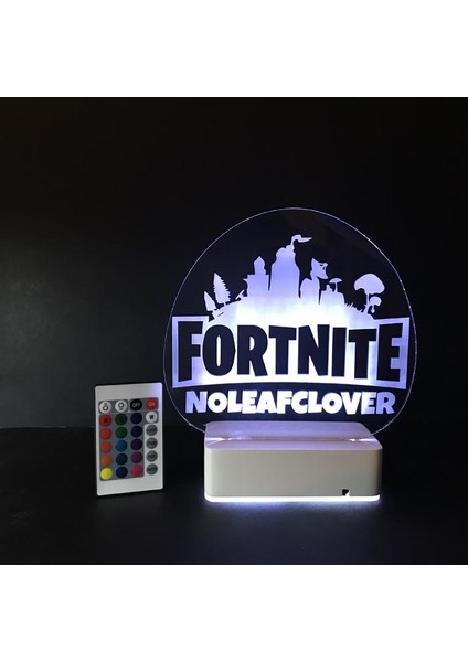 Fortnite Lama 3D 16 Renk Gece Lambası