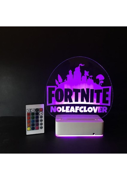 Fortnite Lama 3D 16 Renk Gece Lambası