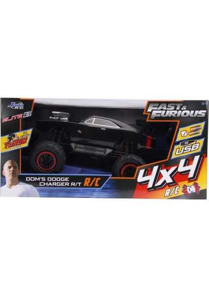 Hızlı ve Öfkeli Fast & Furious RC 1970 Dodge 4x4 1:12 Uzaktan Kumandalı Araba 209002