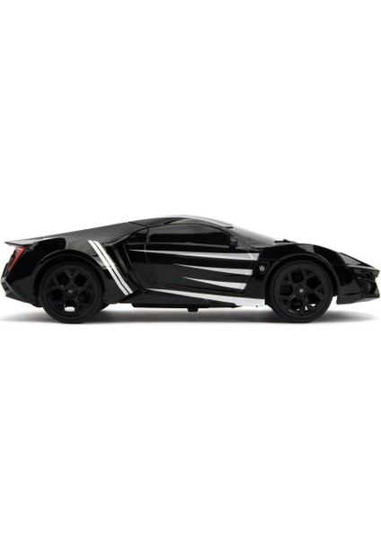 Marvel Kara Panter Black Panther RC Lykan Hypersport 1:16 Uzaktan Kumandalı Araba 226001