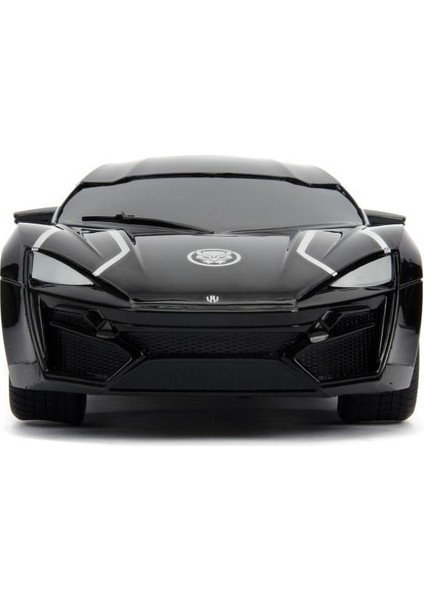 Marvel Kara Panter Black Panther RC Lykan Hypersport 1:16 Uzaktan Kumandalı Araba 226001