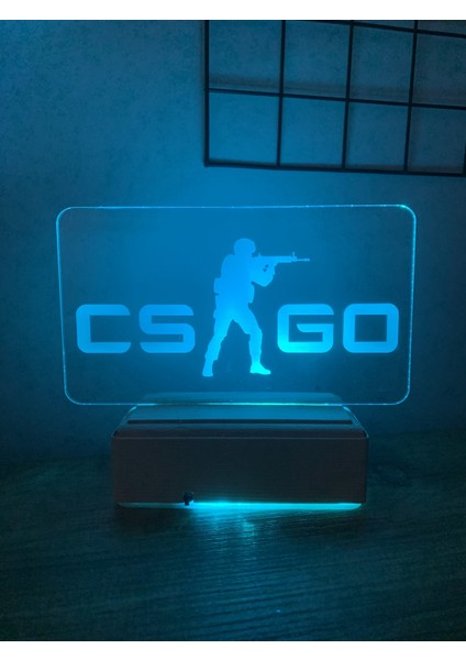 Cs Go 16 Renk Masa Lambası