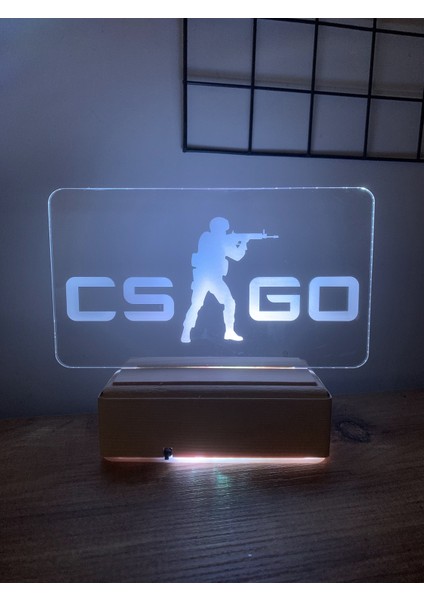 Cs Go 16 Renk Masa Lambası
