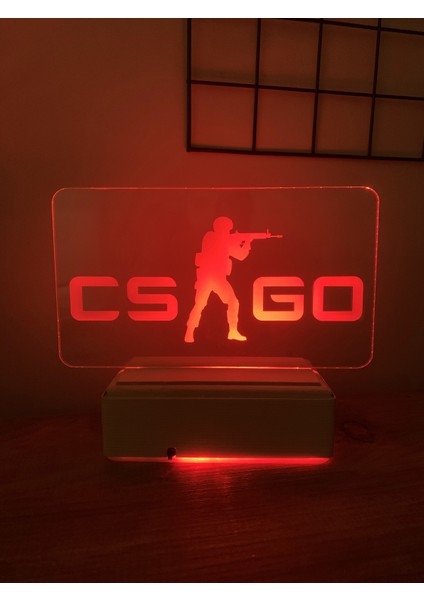 Cs Go 16 Renk Masa Lambası