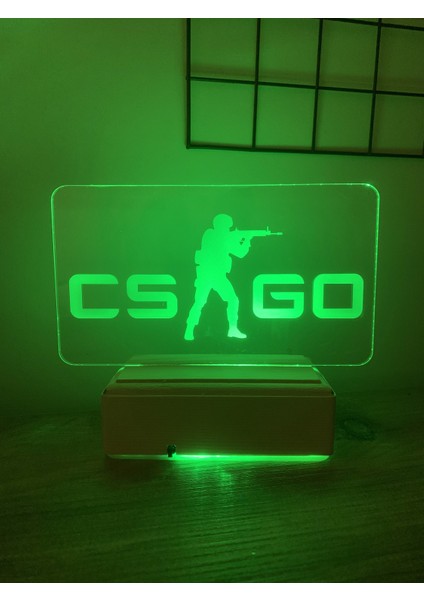 Cs Go 16 Renk Masa Lambası