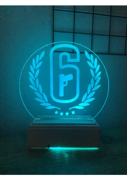 Rainbow Six: Siege 16 Renk Gece Lambası