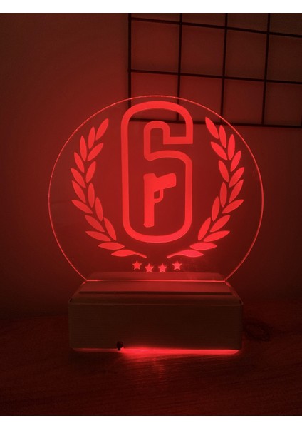 Rainbow Six: Siege 16 Renk Gece Lambası
