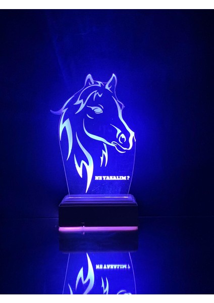 'at' Kişiye Özel 16 Renk Dekoratif Lamba modelleri