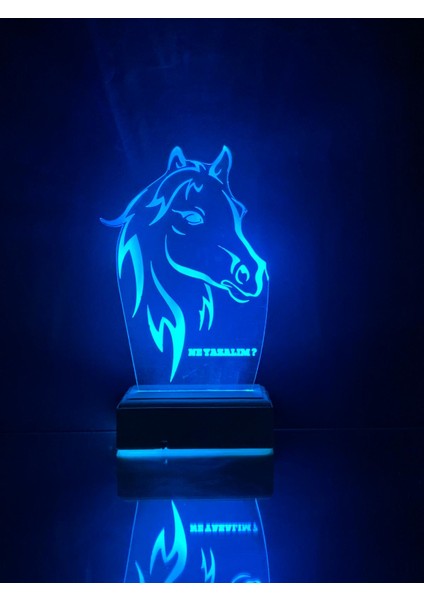 'at' Kişiye Özel 16 Renk Dekoratif Lamba fırsatları