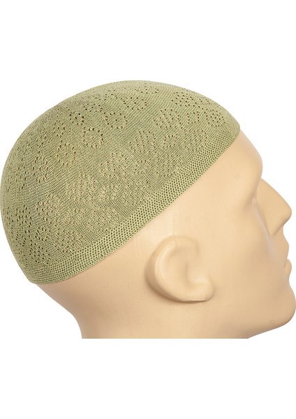 Mercan Namaz Takkesi Fıstık Yeşili 12 Adet