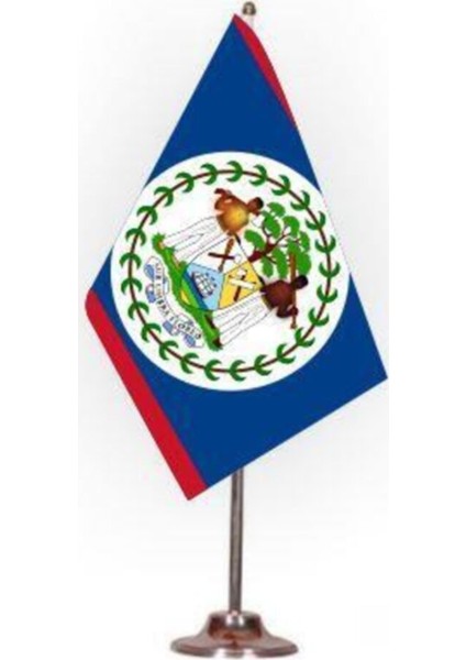 Belize Masa Bayrağı Direkli