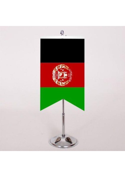 Afganistan Masa Bayrağı Desenli
