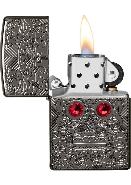 Çakmak 49300 Armor Crystal Skull Design Lighter