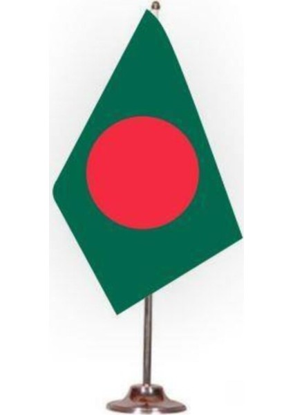 Bangladeş Masa Bayrağı Direkli