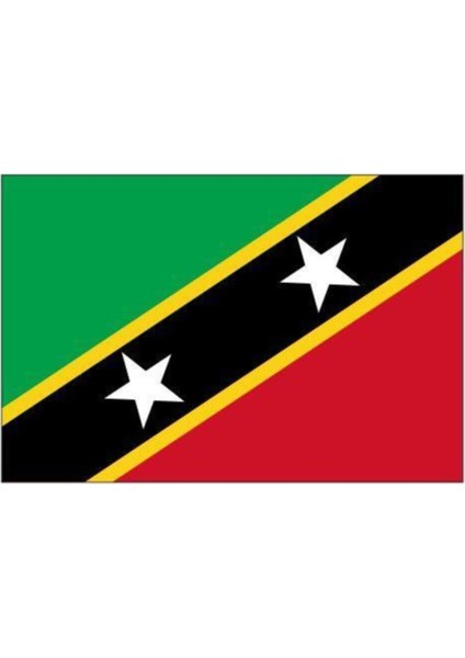 Saint Kitts ve Nevis Gönder Bayrağı 70 x 105 cm