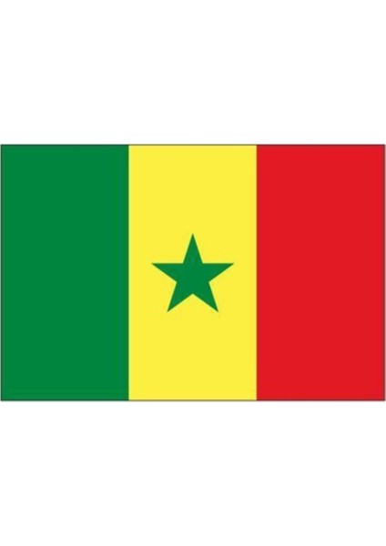 Senegal Gönder Bayrağı 70 x 105 cm