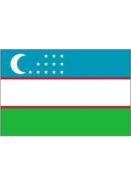 Özbekistan Gönder Bayrağı 70 x 105 cm