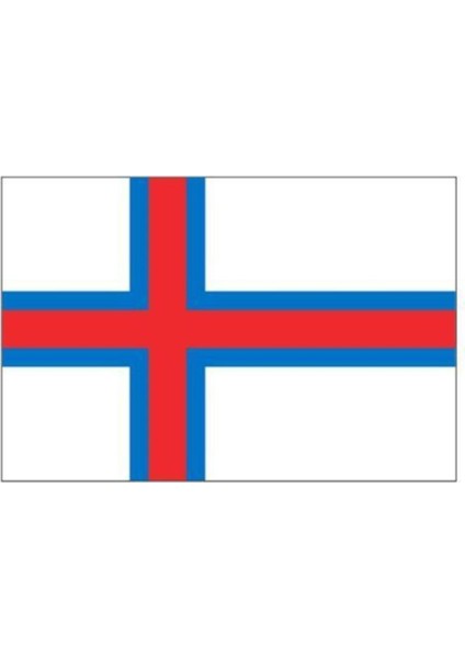 Faroe Adaları Gönder Bayrağı 70 x 105 cm