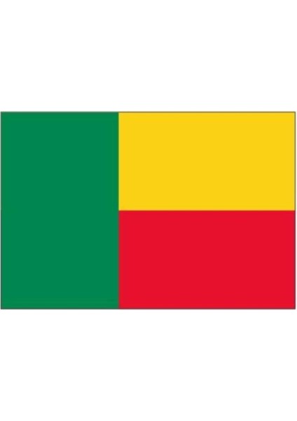 Benin Gönder Bayrağı 50 x 75 cm