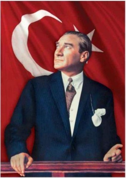Atatürk Posteri 4x6 Metre 400 x 600 cm