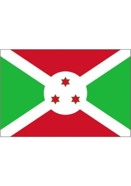 Burundi Gönder Bayrağı 70 x 105 cm