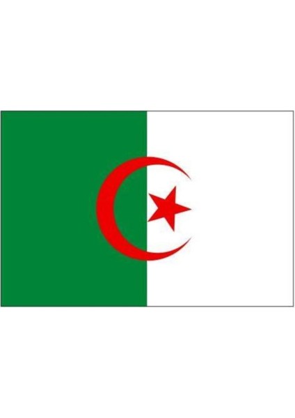 Cezayir Gönder Bayrağı 50 x 75 cm