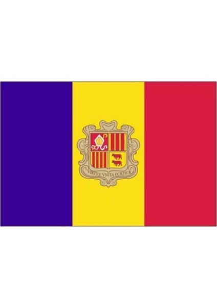 Andorra Gönder Bayrağı 70 x 105 cm